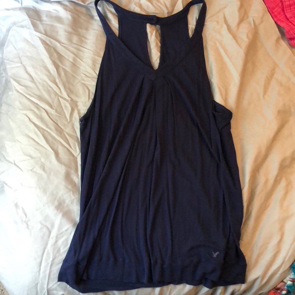 Navy racer back